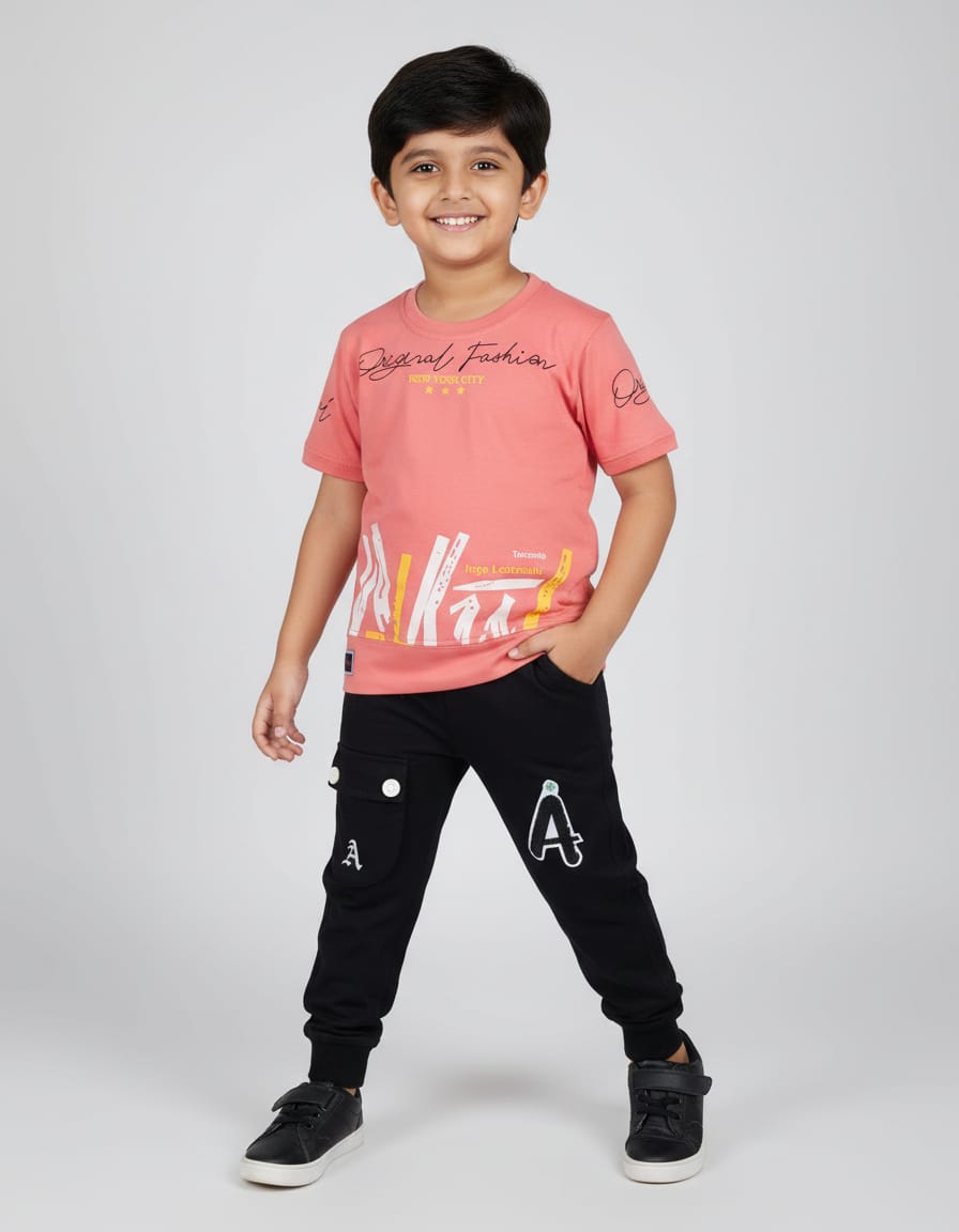 Boys T-shirts & Joggers Set